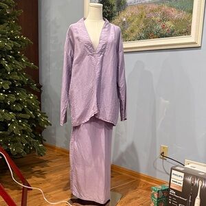 Eileen Fisher Lilac Women's Silk Set
